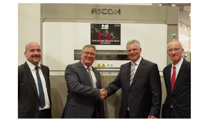 Laser Zentrum Nord first to adopt Ricoh 3D printer designed to support high functional materials